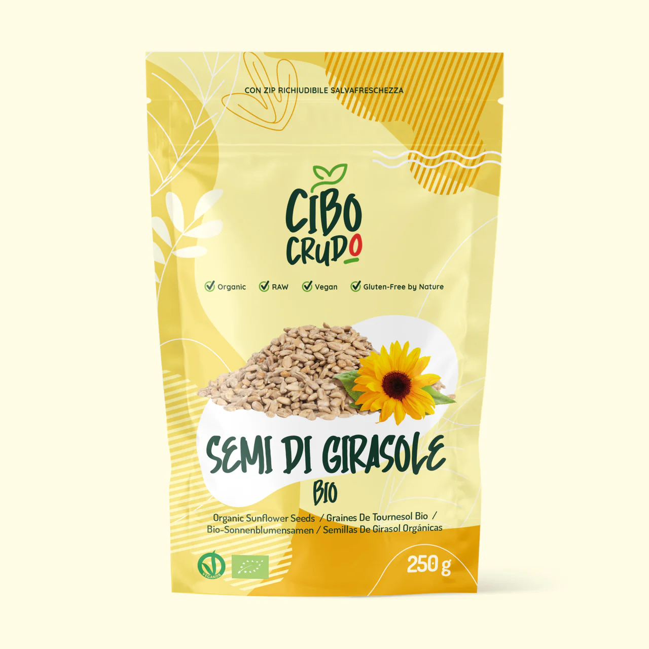 Semi di Girasole Bio e Crudi - Raw Organic - 250 gr
